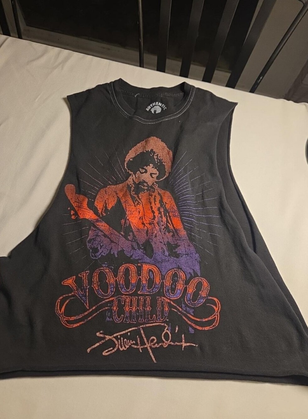 Jimmy Hendrix The Voodoo Child Sleeveless Shirt Size S/M